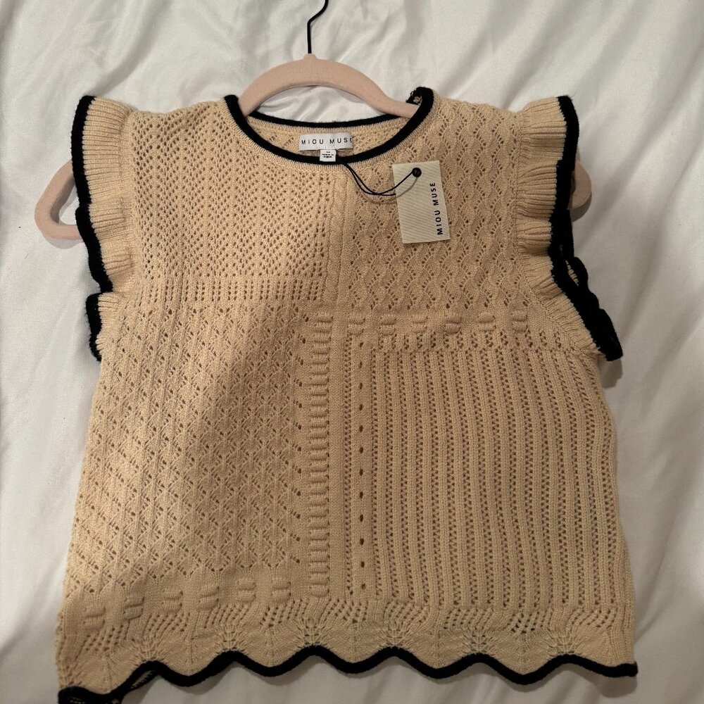 Miuo Muse Knit Top